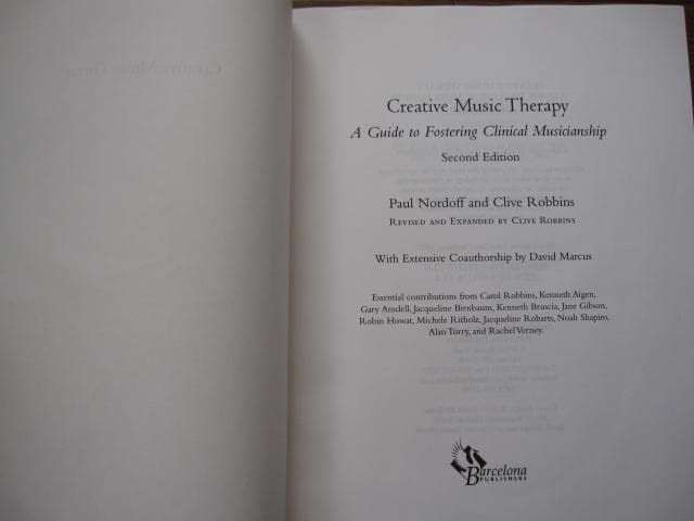 Creative Music Therapy　Paul Nordoff　CD4枚