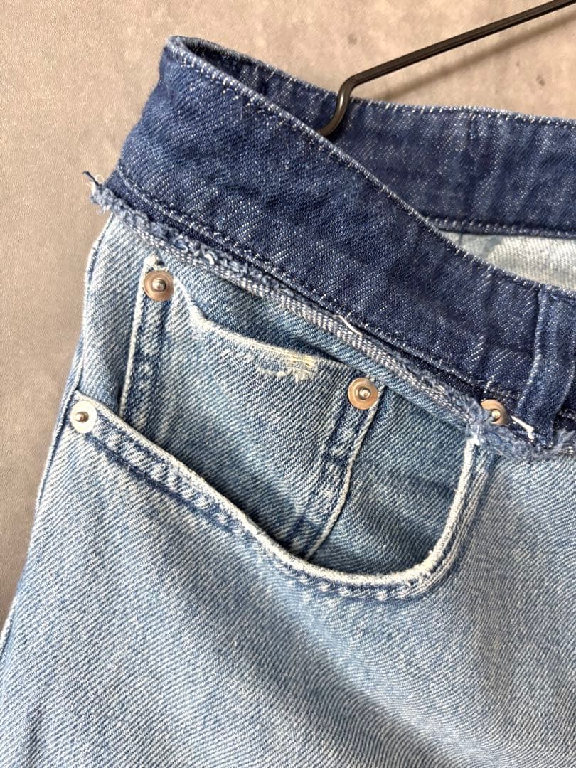 〈早い者勝ち・美品〉マルジェラ　MM6 デニムパンツ　即完売品　切り返し15ss