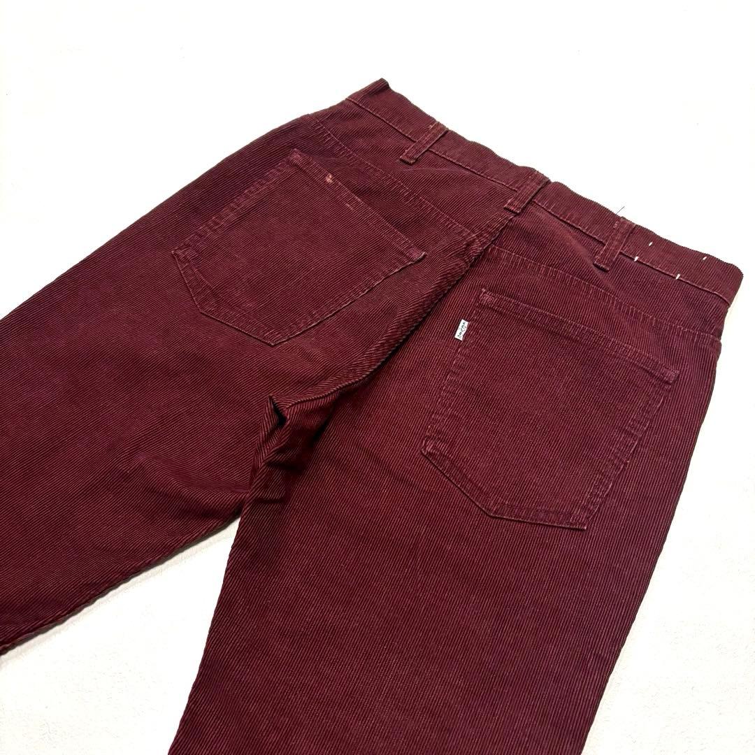 80s 極美品 W32 USA製 リーバイス646 1583 コーデュロイパンツ
