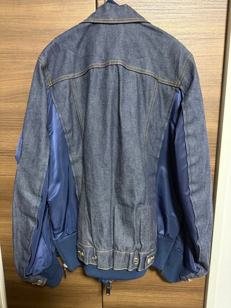 Sacai × A.P.C ドッキングデニムジャケット インディゴ XXS