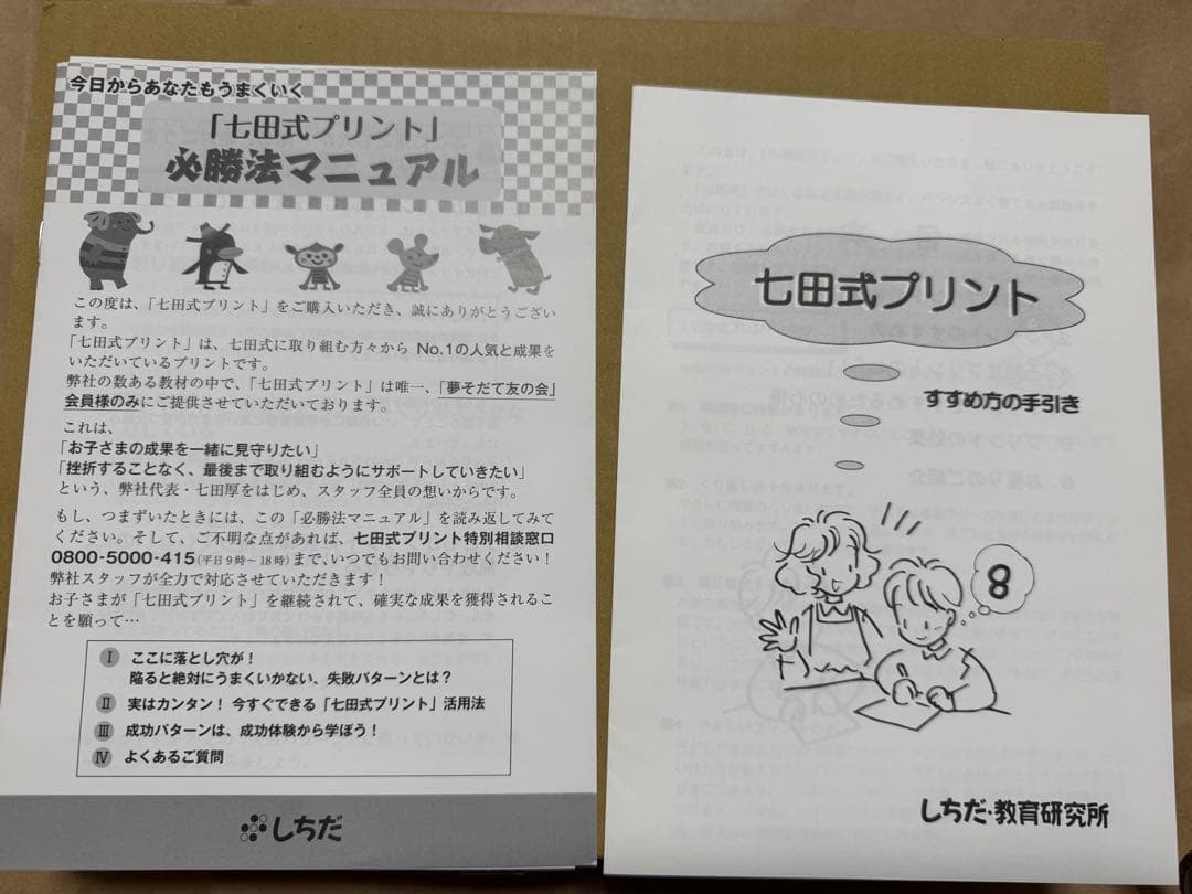七田式 プリントD すべて記入なし　しちだ　知育