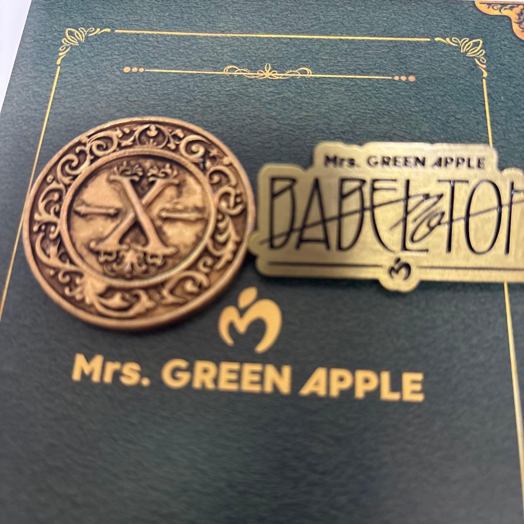 Mrs. GREEN APPLE ピンバッジセット　