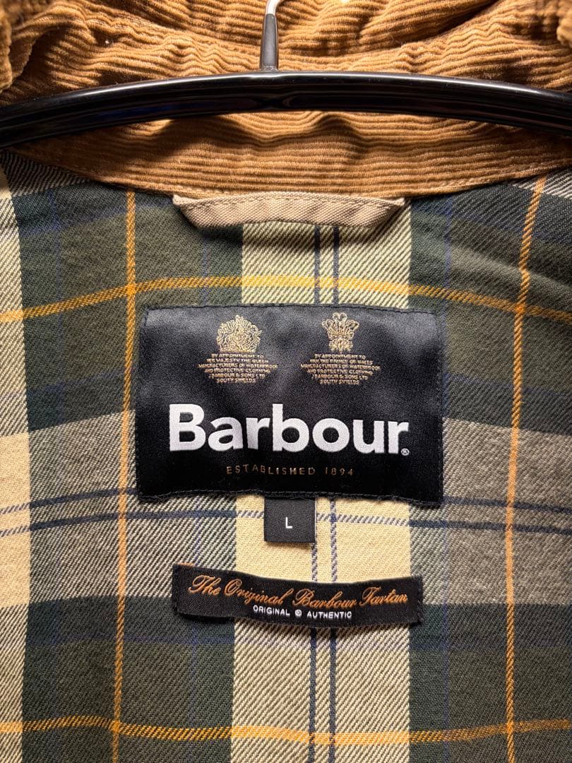 Barbour SPEY バブアー スペイ ノンオイル 正規店購入品 Lサイズ