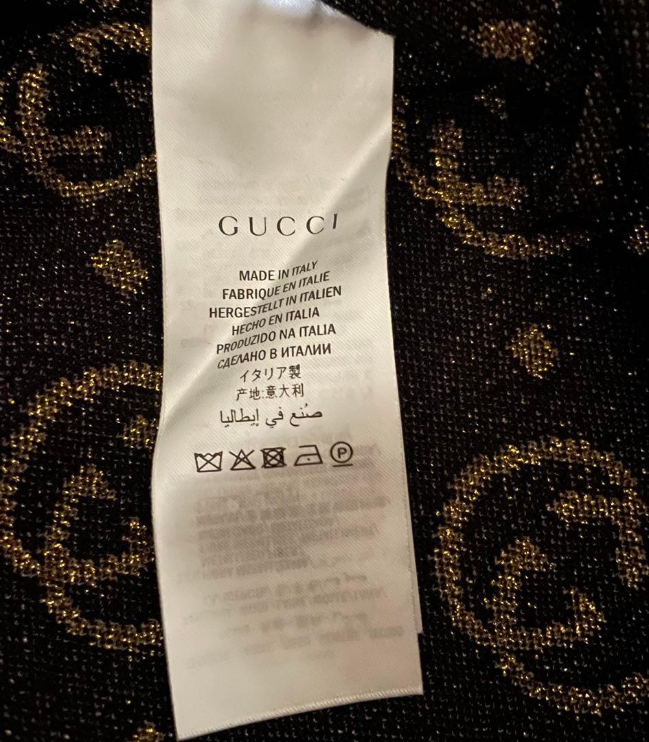 たかひ★GUCCI カーディガン★GGロゴ★長袖★ゴールド★ラメ