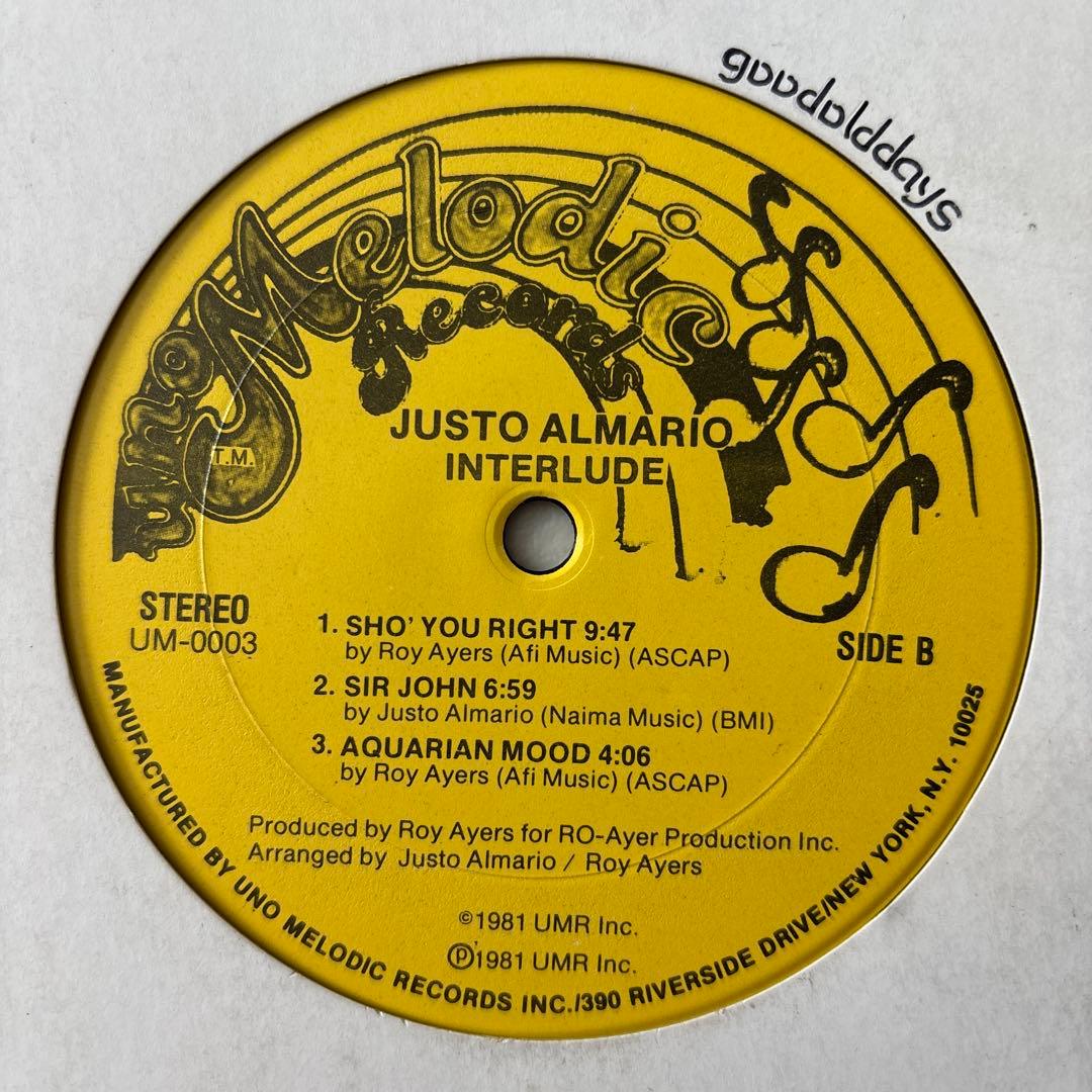 Justo Almario - Interlude (激レア)
