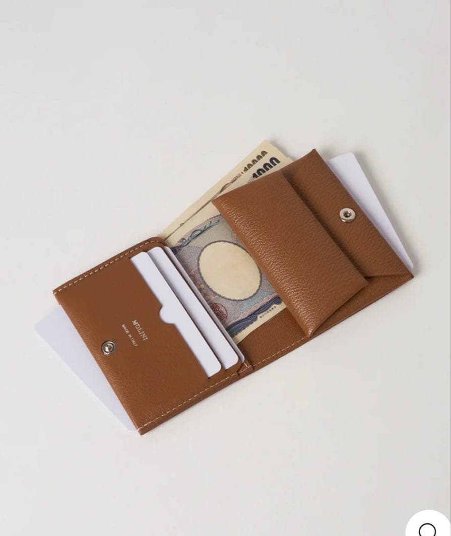 週末限定価格　MOLINI 二つ折り財布 ブラウン　新品　ウォレット