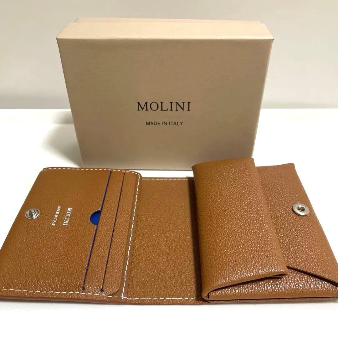 週末限定価格　MOLINI 二つ折り財布 ブラウン　新品　ウォレット