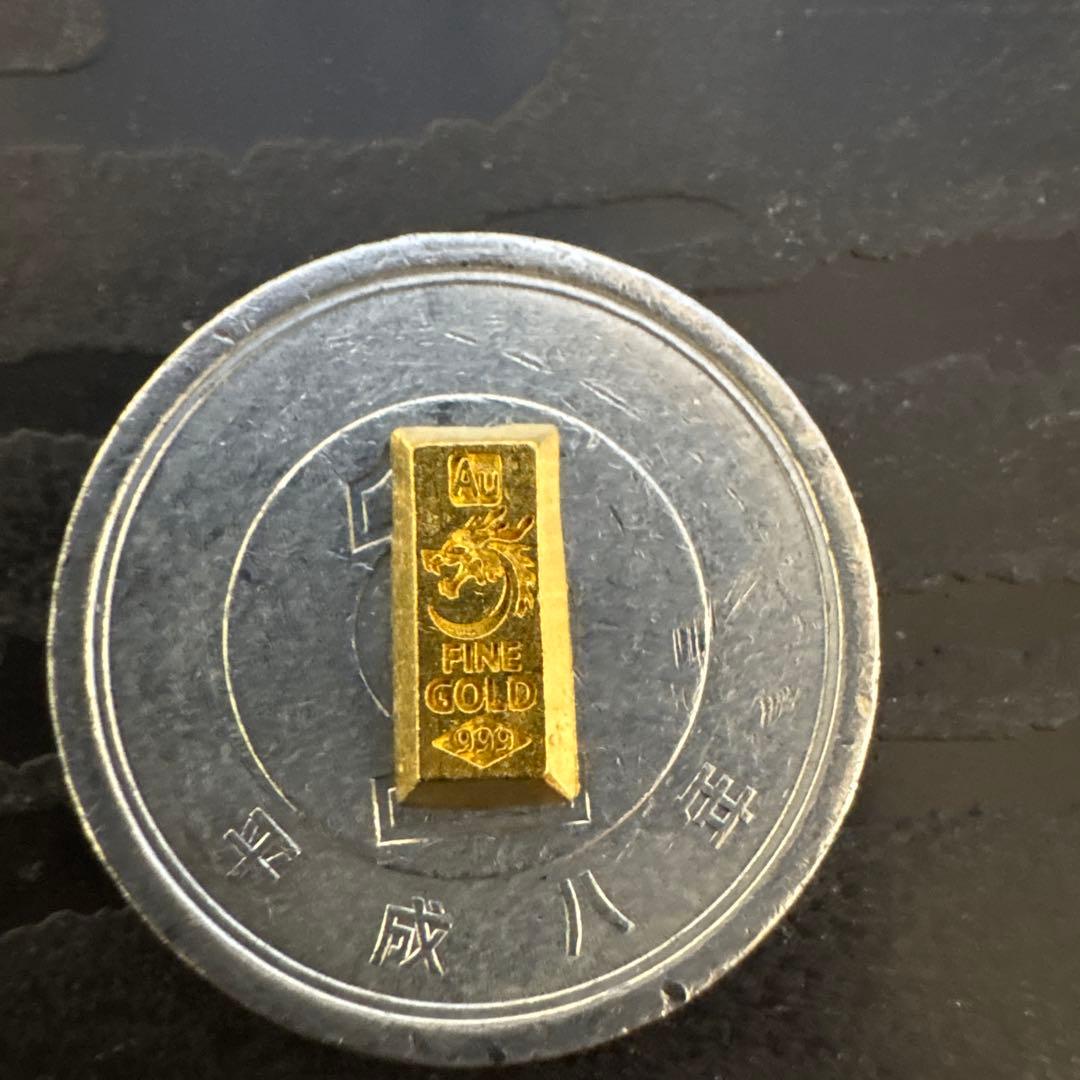 が*ん様 99.9純度 小型FINE GOLD24k刻印