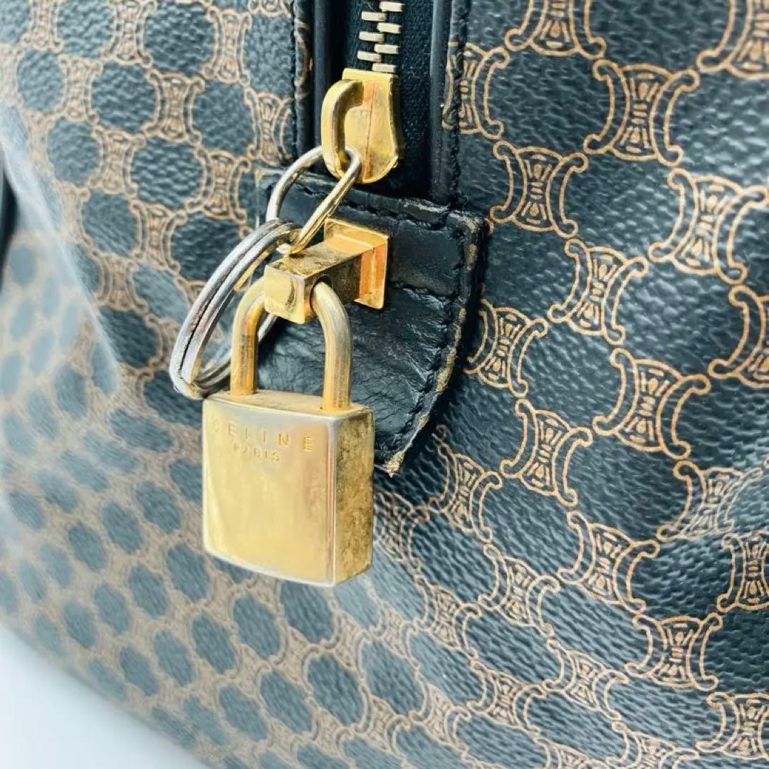 CELINE セリーヌ Macadamマカダム ボストンバッグ