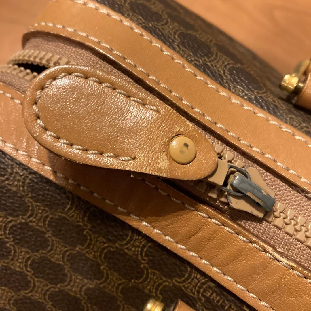 CELINE セリーヌ　マカダム柄　ボストンバック