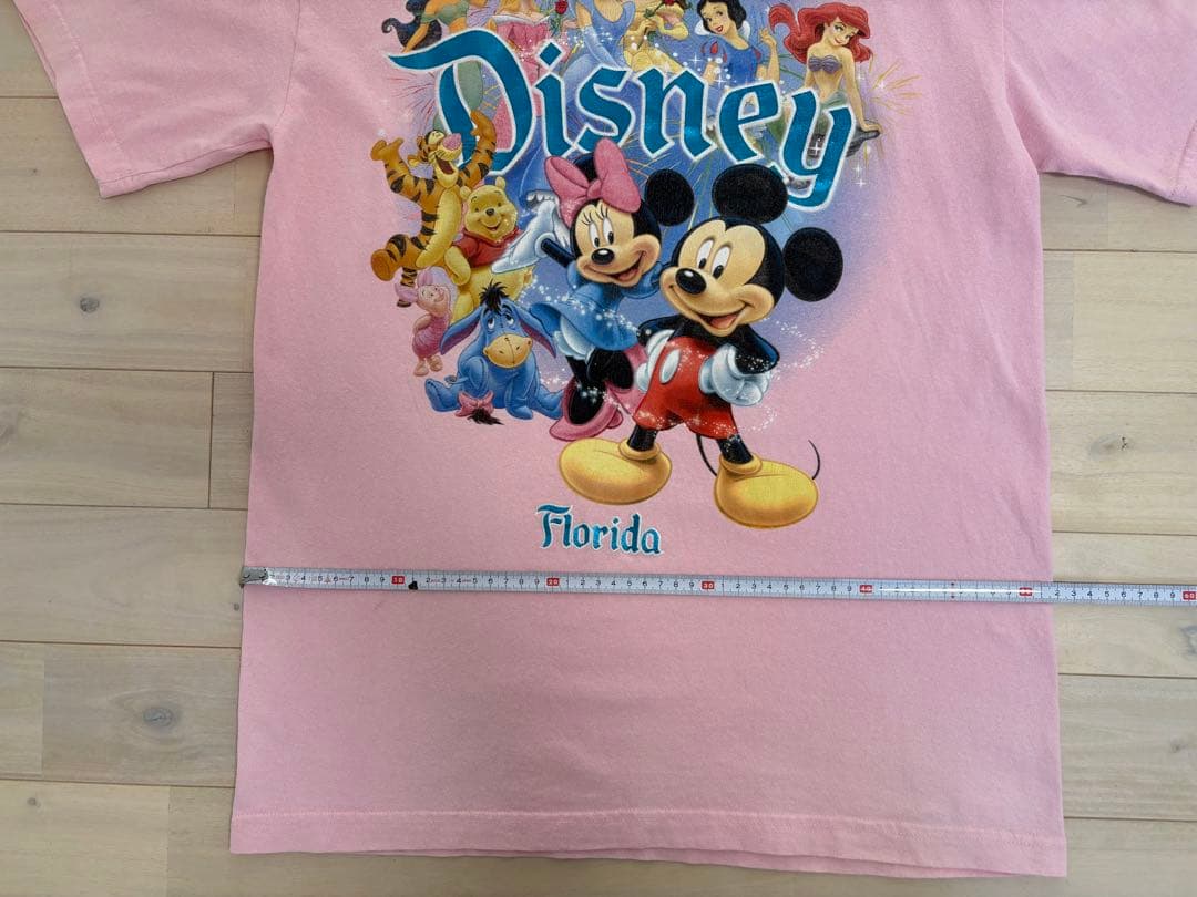 フロリダディズニー　プリンセス　ミッキー　Tシャツ Lサイズ　古着