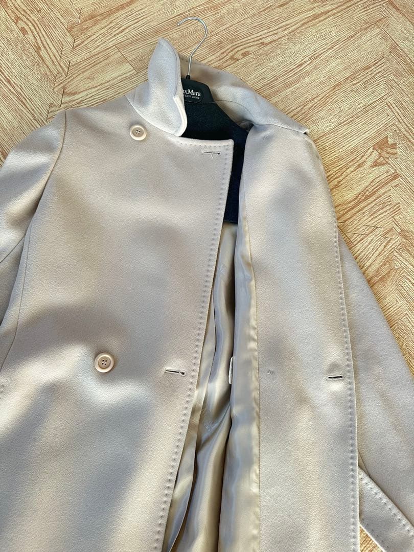 マックスマーラステュディオ Max Mara STUDIO ウールコートベージュ