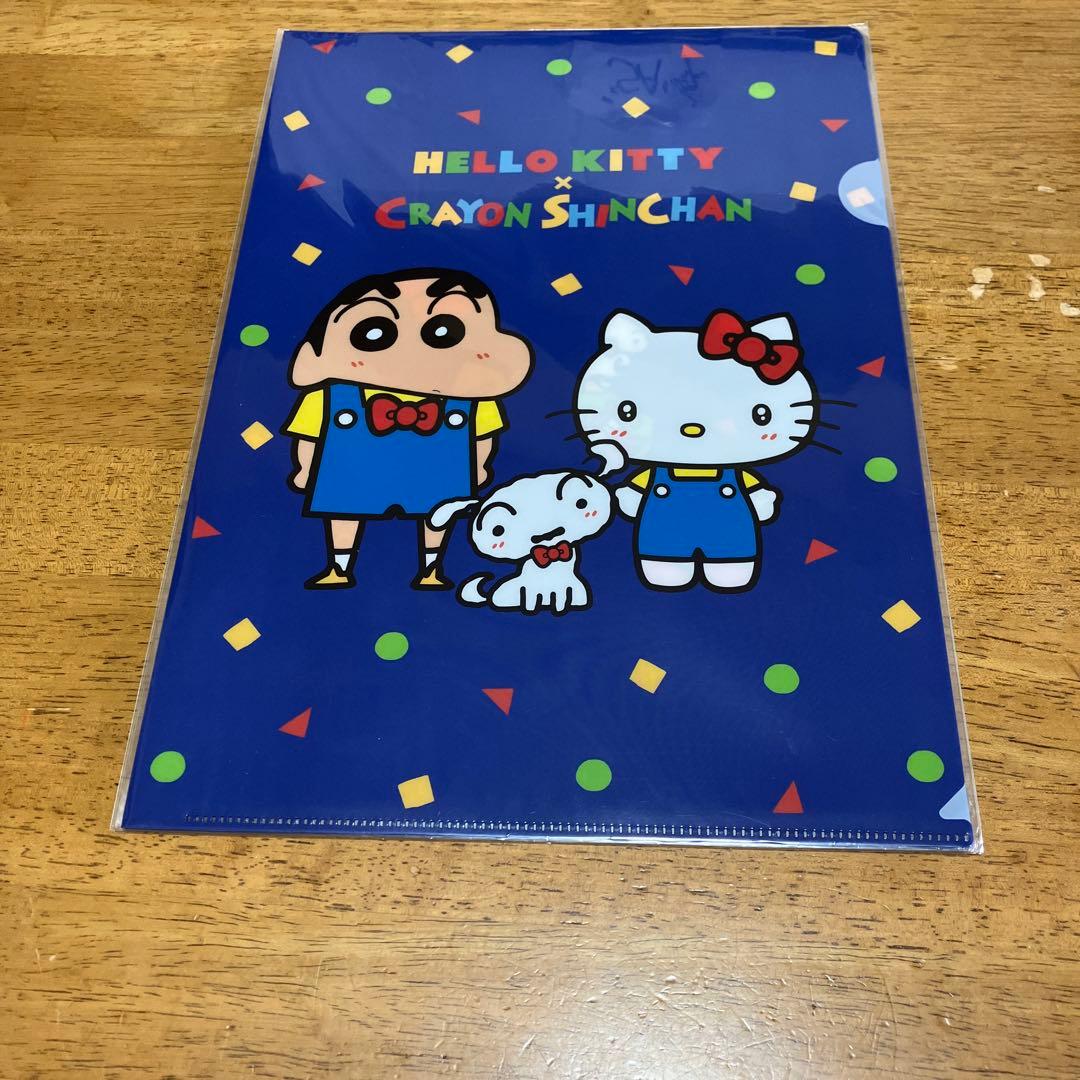 ハローキティ・クレヨンしんちゃん・ドラえもん　クリアファイル〜SA4