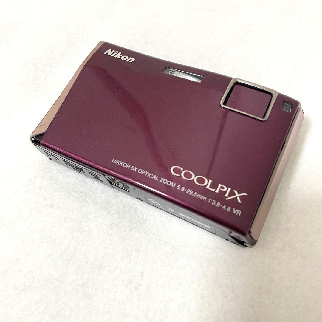 【動作確認済】Nikon COOLPIX S60 5倍光学ズーム　ニコンデジカメ