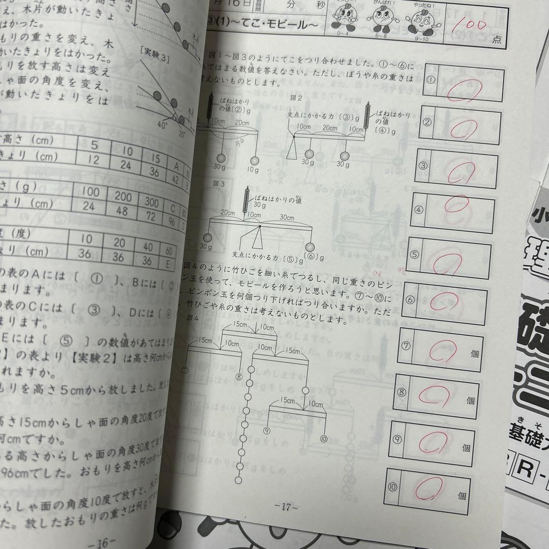 ⑮ 貴重品‼️ サピックス　SAPIX 5年　理科　基礎力トレーニング