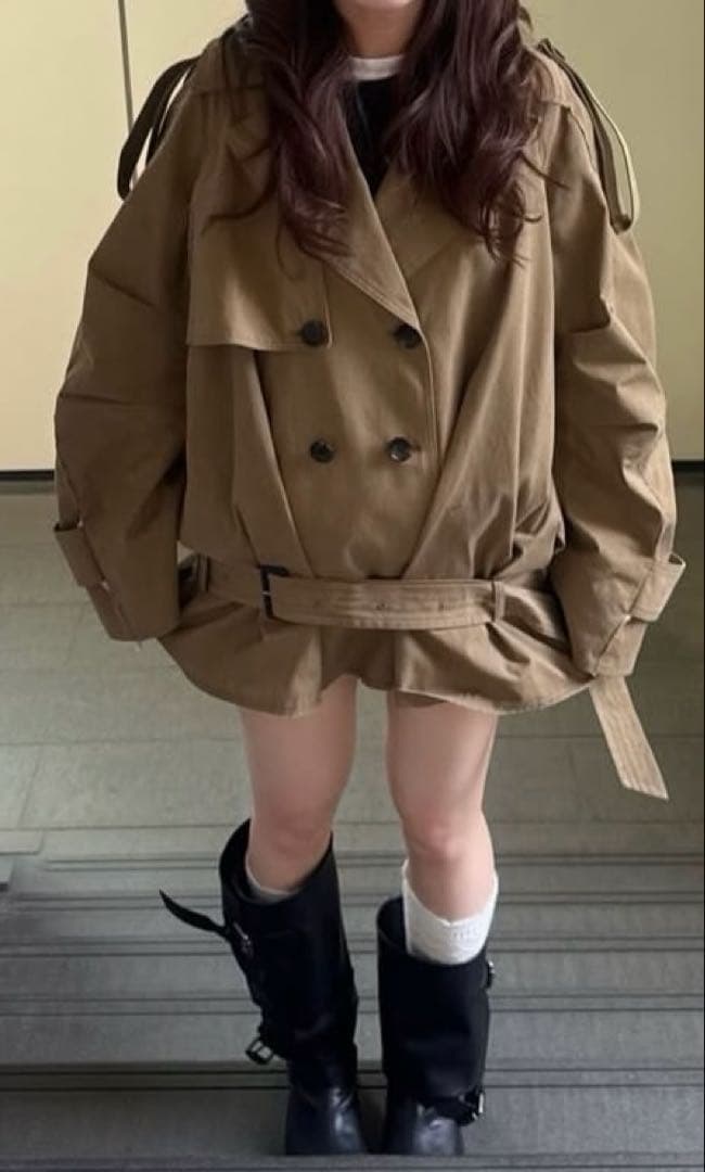 即日発送　新品 jose moon OVER FLAME TRENCHCOAT