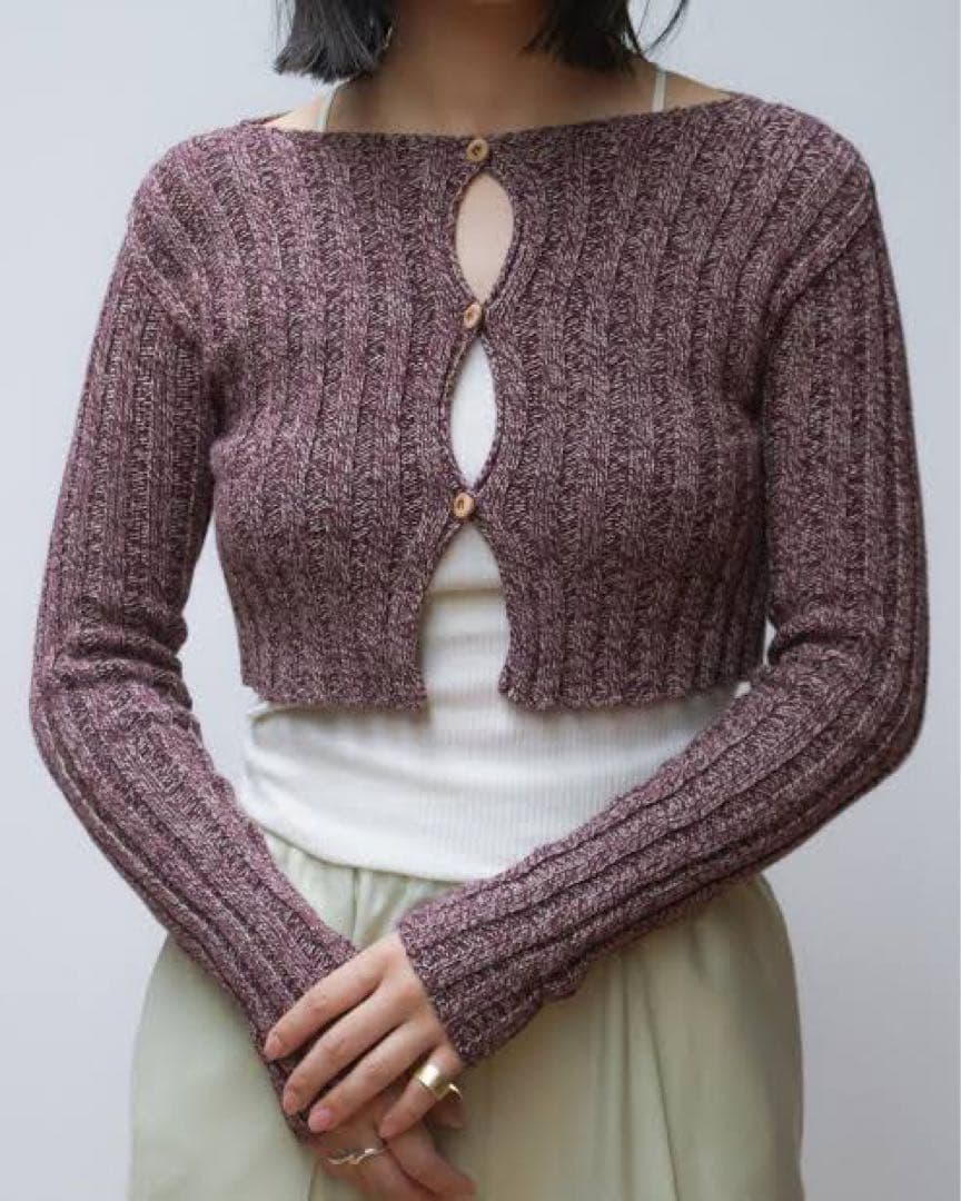 トップス baserange MACAU CARDIGAN