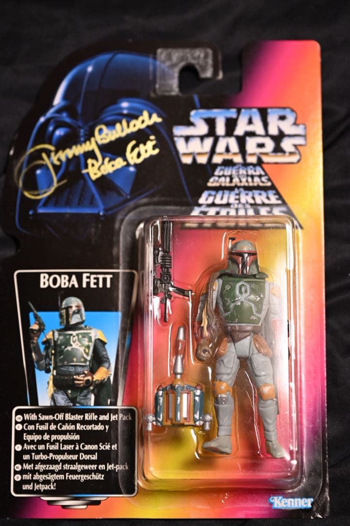 スター・ウォーズ ボバ・フェット役 ジェレミー・ブロック氏 サイン入りフィギュア