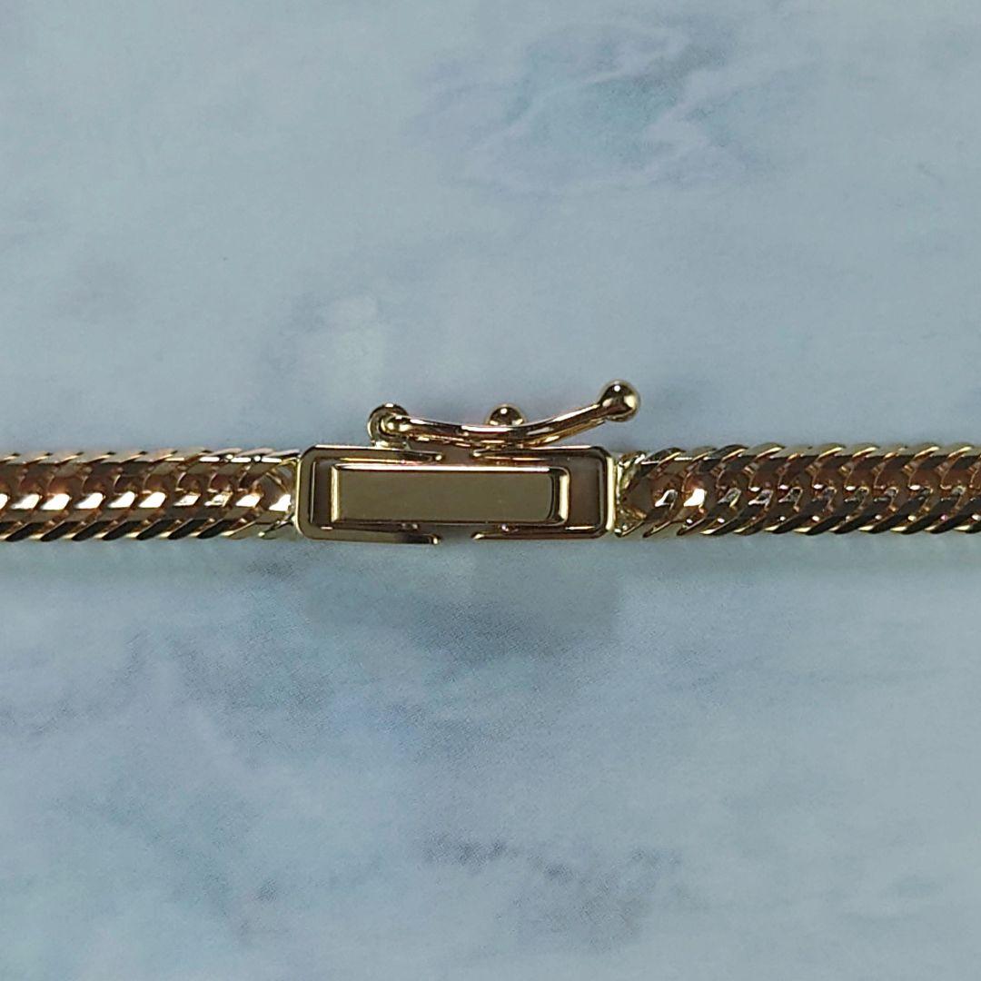 K18喜平12面トリプルネックレス K18チェーン 18金喜平ネックレス