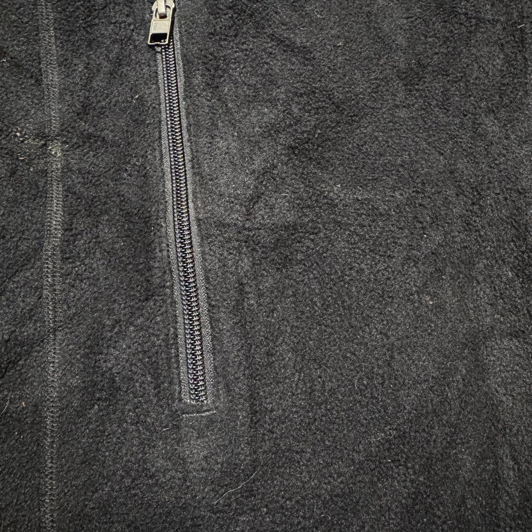 パタゴニア patagonia ベスト　フリース　シンチラ　企業刺繍　黒