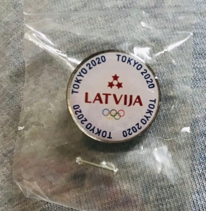 東京オリンピック LATVIJA ラトビア ピンバッジ