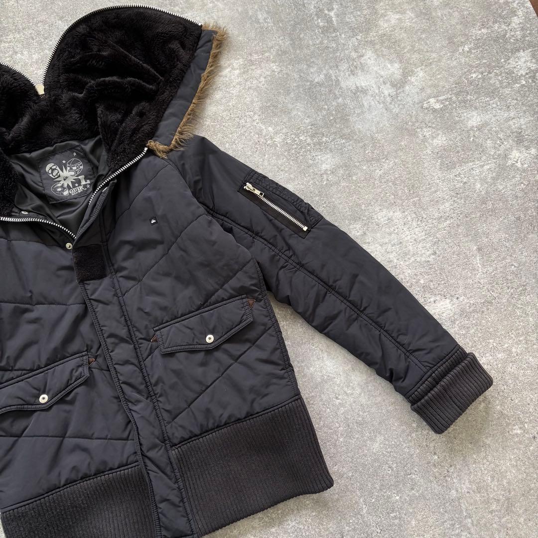 【Quiksilver】 クイックシルバー N-2B フライトジャケット (L)