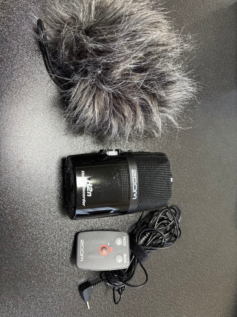 ZOOM H2n ハンディレコーダー　風防　リモコン付き