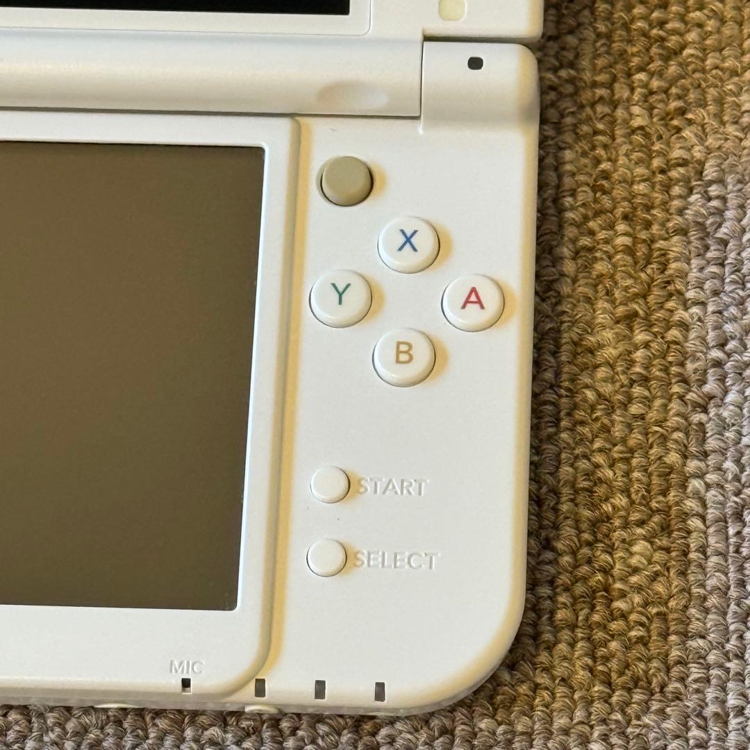 Newニンテンドー3DS LL パールホワイト 上画面IPS搭載 箱付き