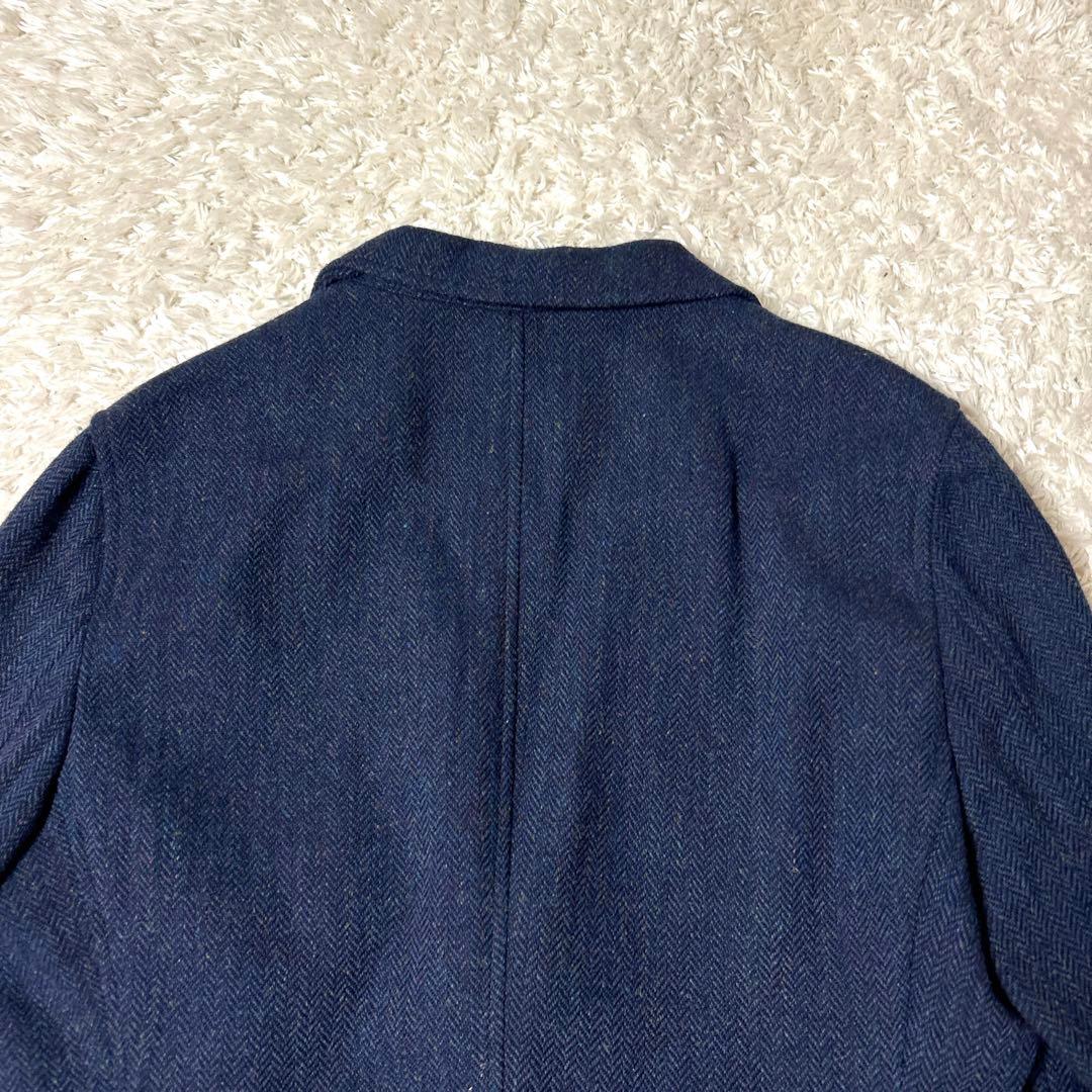 【未使用品】MEN'S MELROSE ウールテーラードジャケット ネイビー L