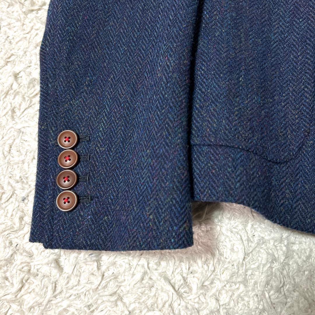 【未使用品】MEN'S MELROSE ウールテーラードジャケット ネイビー L