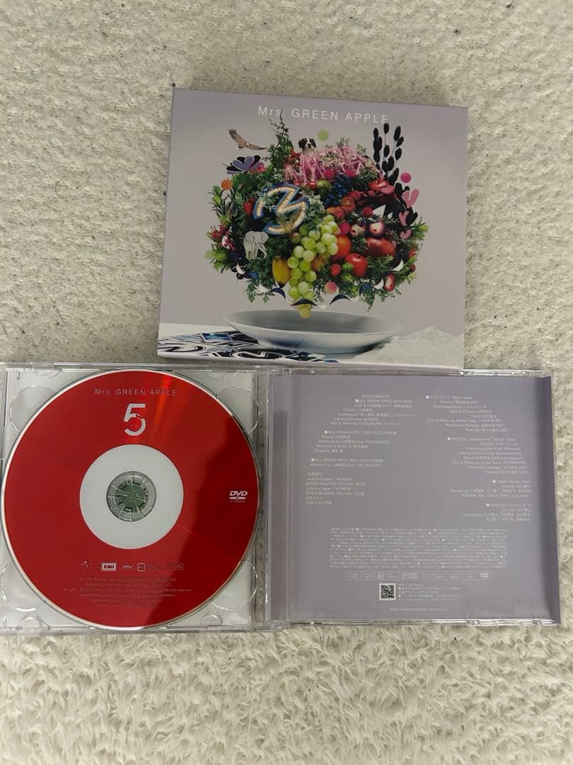 Mrs.GREEN APPLE「5」初回限定盤 CD+DVD 正規品