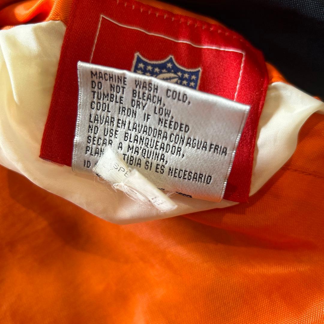 NFL BEARS リバーシブル　ジャケット Mサイズ フリース　オレンジ黒