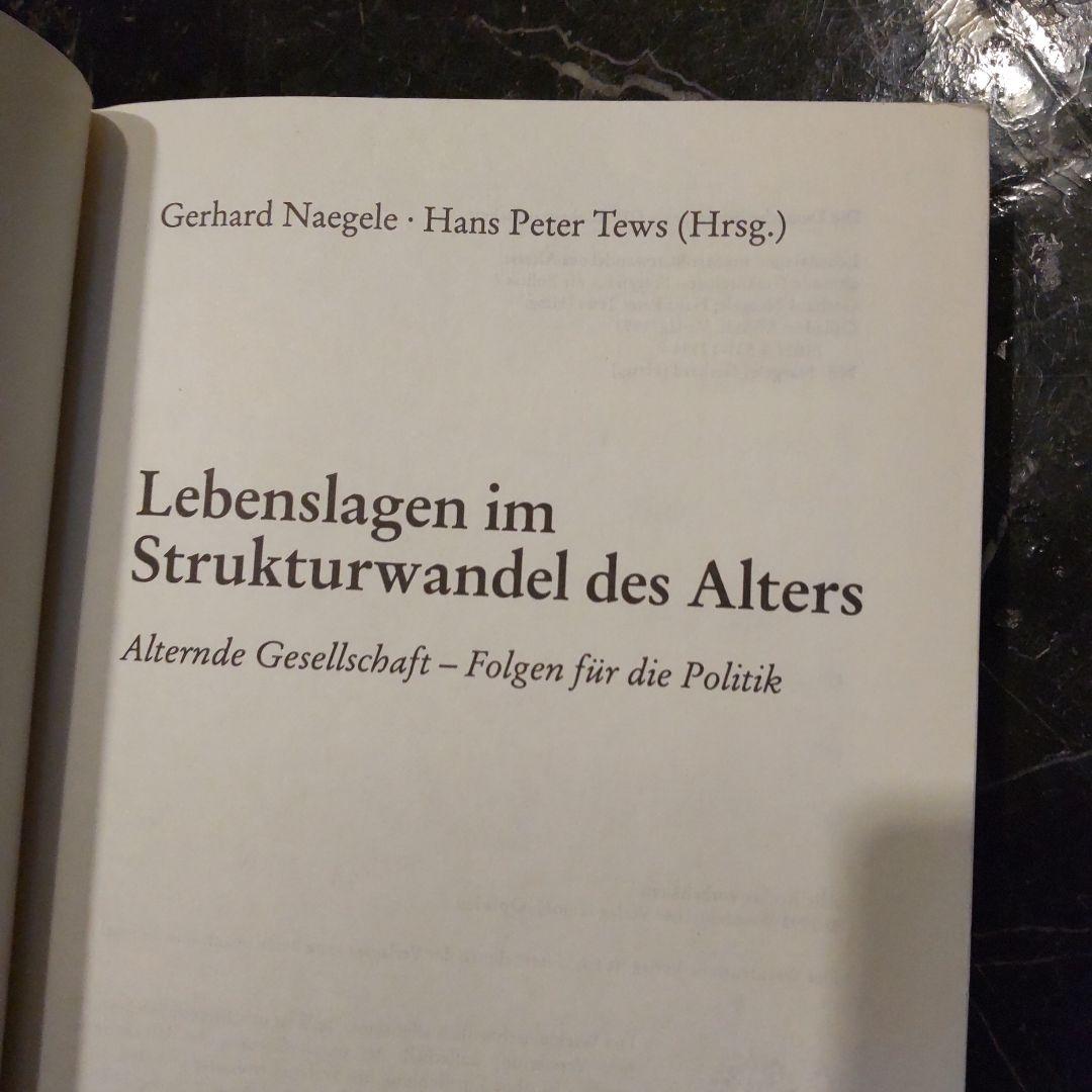 Lebenslagen im Strukturwandel ドイツ語 高齢化