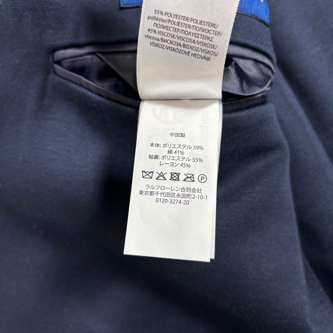 23年製 現行 POLO ラルフローレン テーラードジャケットQRタグ