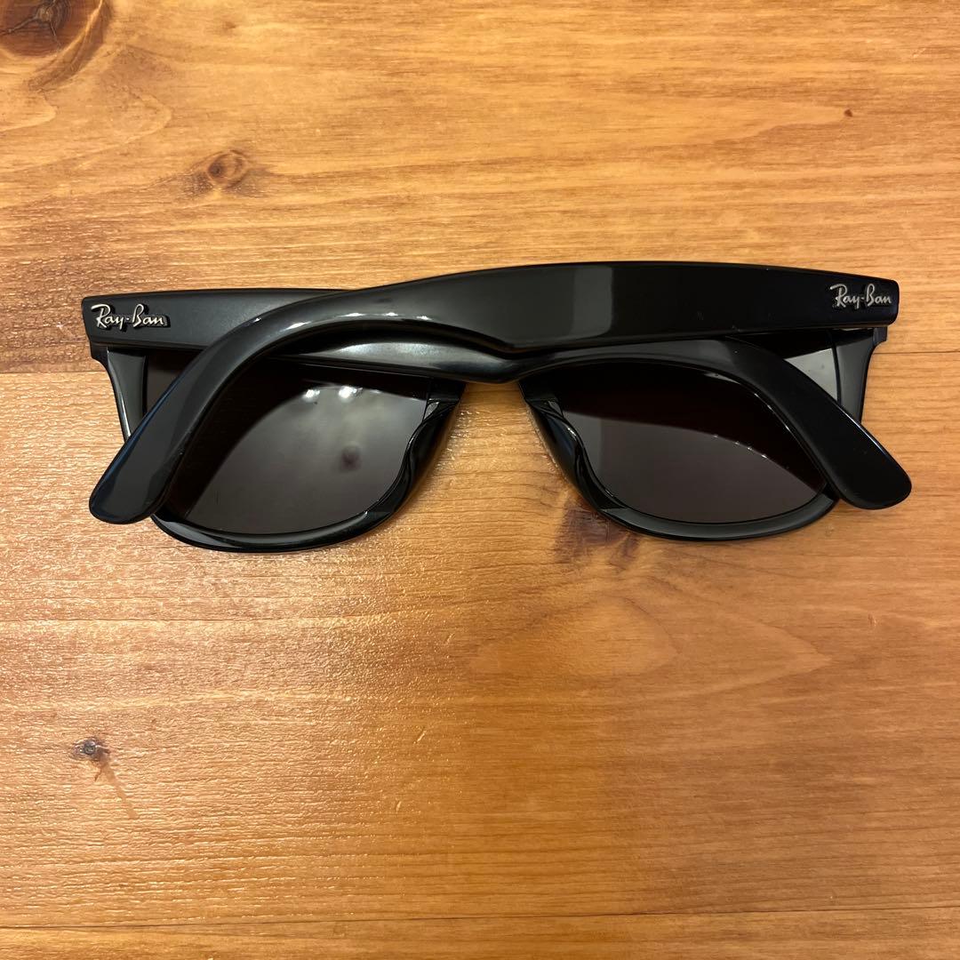 Ray-Ban ブラック ウェイファーラー サングラス