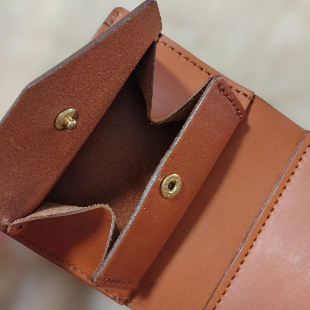 【LONA】ロナ TWIG mini wallet コニャック