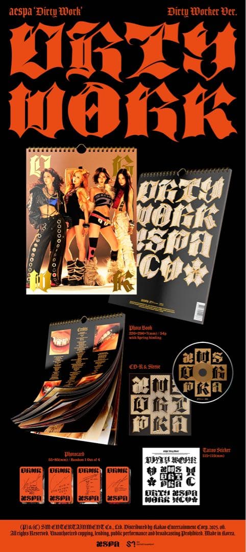 即購入⭕️ aespa Dirty Worker Ver 新品未開封 10セット