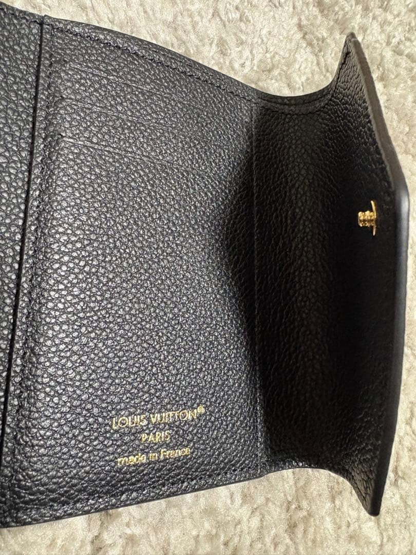 極美品‼️LOUIS VUITTON ポルトフォイユ・ヴィクトリーヌ ブラック