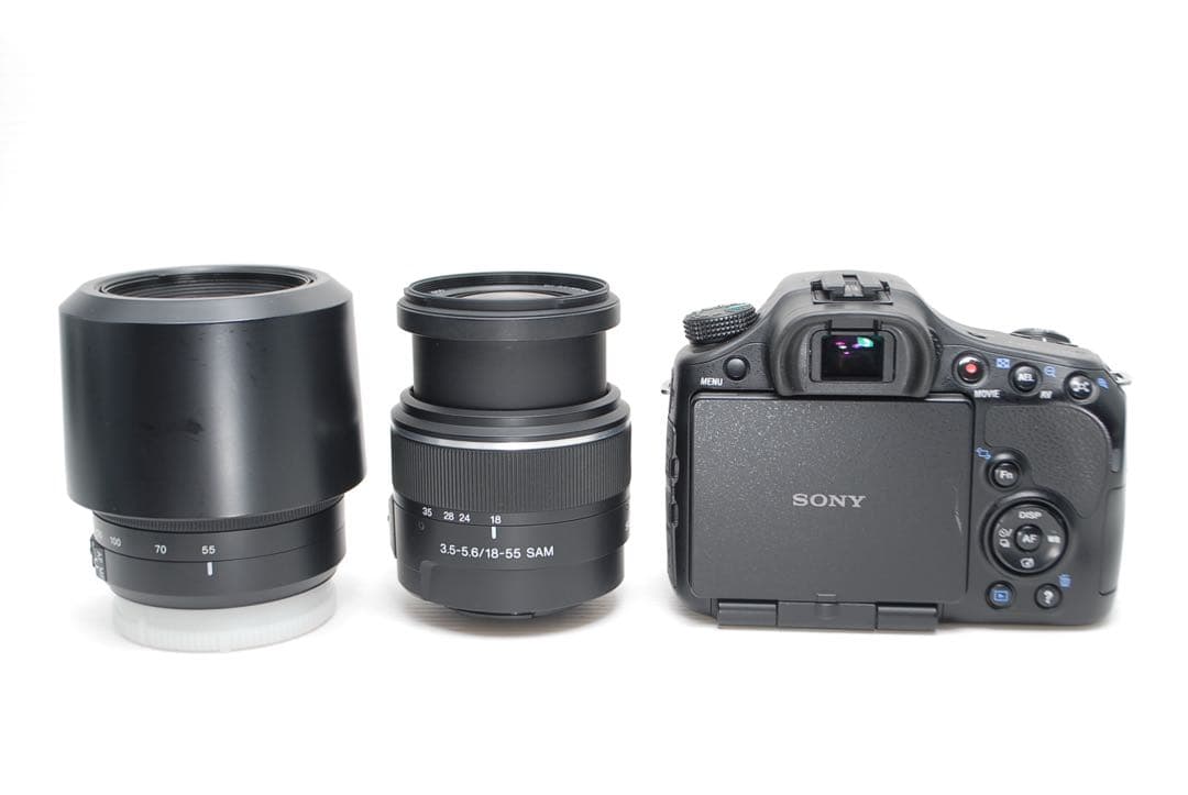 ❤️SONY α65❤️美品 手振れ補正付き 望遠レンズ付き 高速連写&追従AF