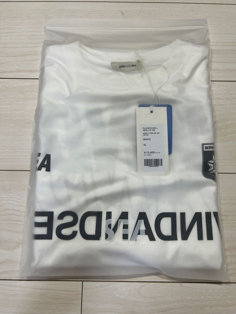 【新品未開封】WIND AND SEA ホワイト ロングスリーブ Tシャツ XL