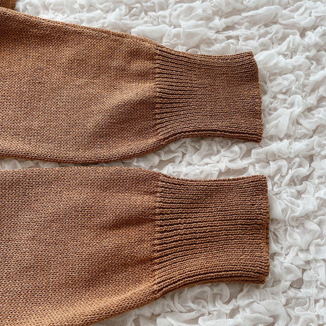 極美品 Deuxieme Classe ロングニットカーディガンコットン