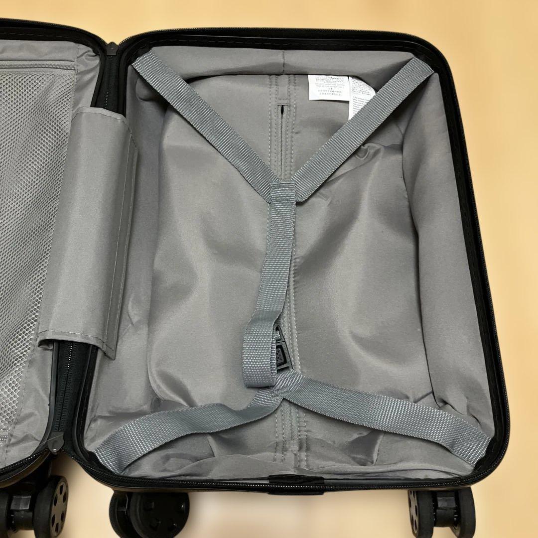 無印良品　キャリーバーの高さを調節出来るハードキャリーケース20L ライトブルー