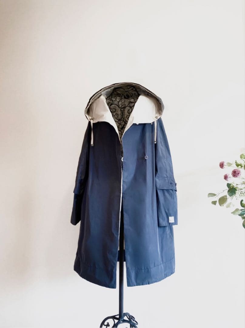 MAX MARA マックスマーラ リバーシブル フーディーコート40 レディース