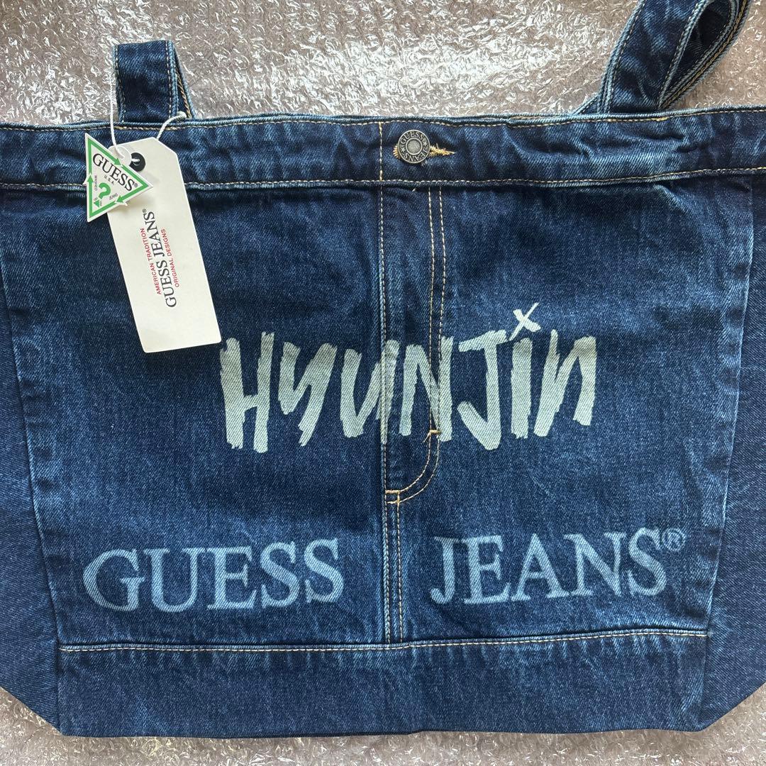straykids GUESS ヒョンジン デニムトートバッグ