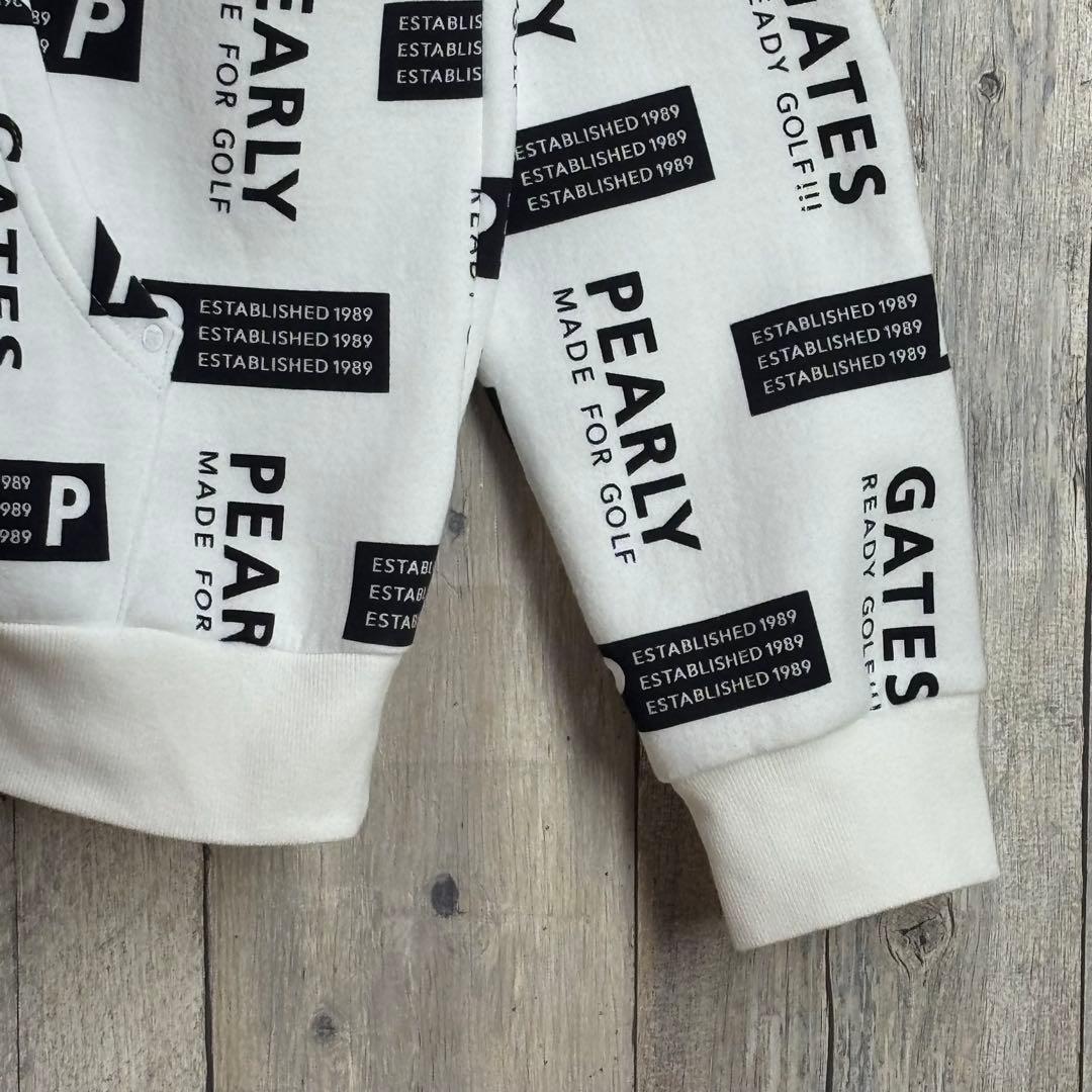パーリーゲイツ　PEARLY GATES パーカー　ジップアップ　ロゴプリント