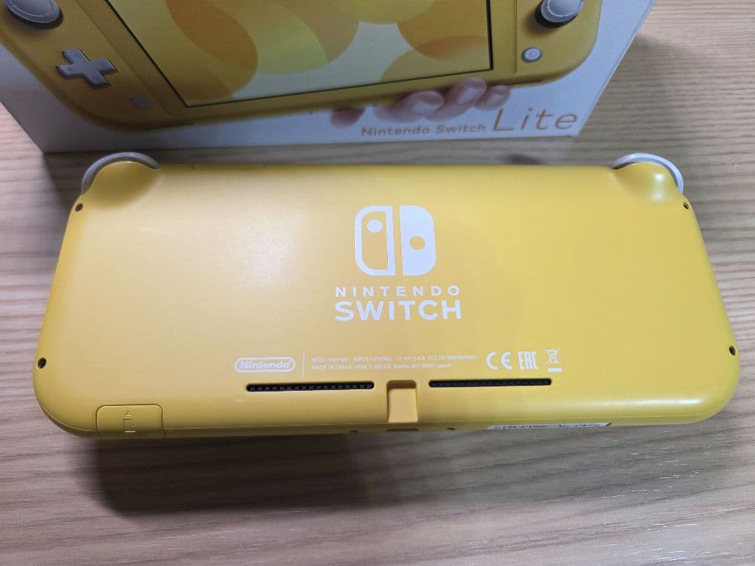 Nintendo Switch Lite イエロー ジャンク（左スティック）
