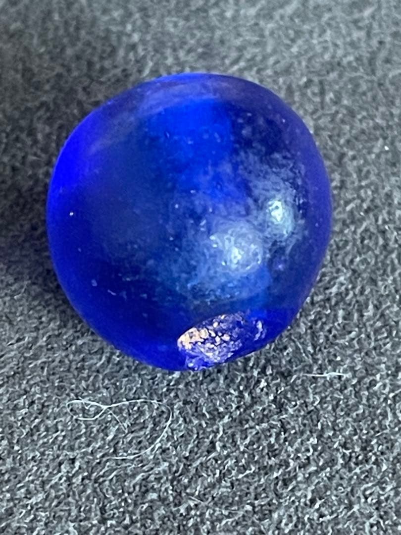 弥生後期〜古墳時代　瑠璃玉　発掘品