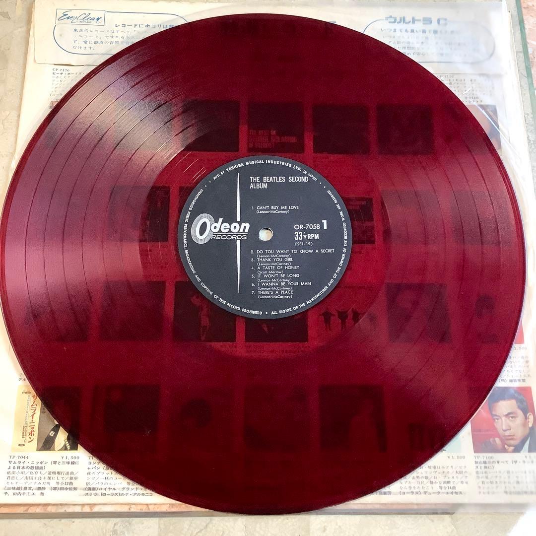 激レア!レコード極美!1964年初版盤 オデオン赤盤 ビートルズ NO.2