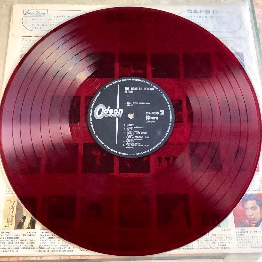 激レア!レコード極美!1964年初版盤 オデオン赤盤 ビートルズ NO.2