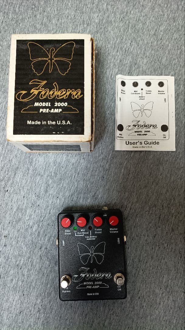 Fodera MODEL 2000 プリアンプ